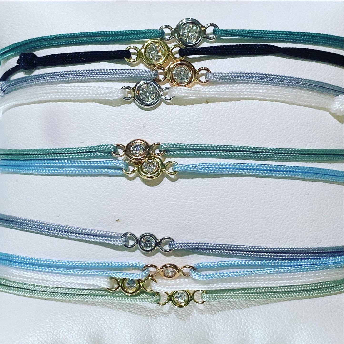 SHAH & SHAH 'BLING ON A STRING' BRACELTS