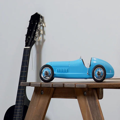 BLUE RACER REPLICA BUGATTI TYPE 51 MODEL CAR