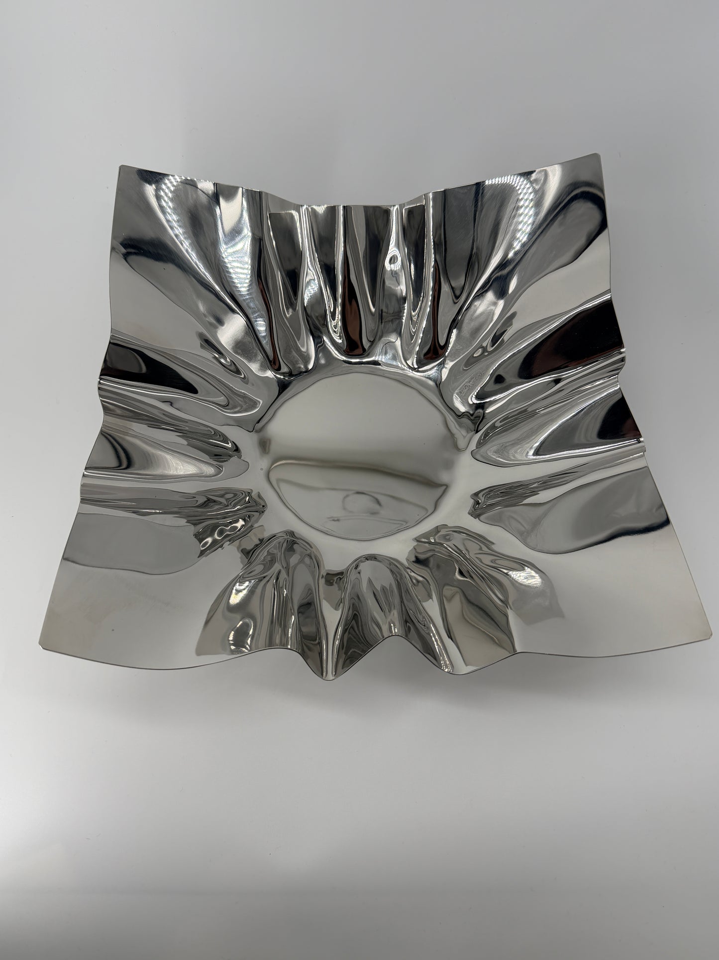 CRUSHED CHROME BOWL