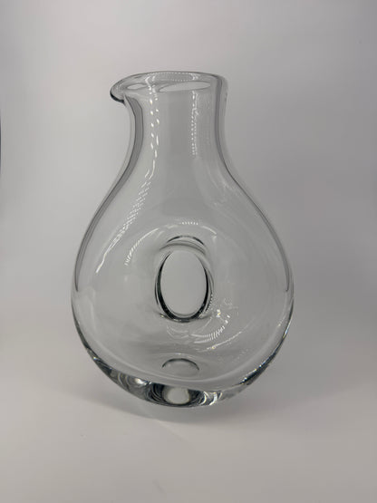 HEAVY CRYSTAL VINTAGE DECANTER