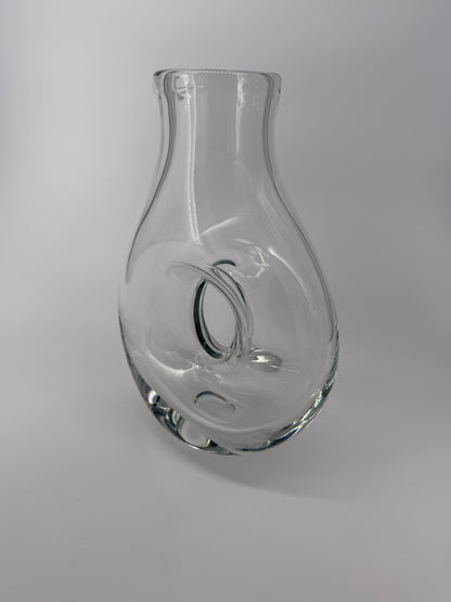 HEAVY CRYSTAL VINTAGE DECANTER