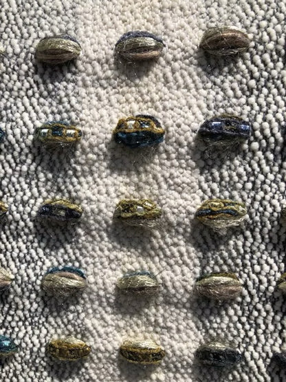 'METALLIC GEMS' HIDDEN FALLS THROW BLANKET BY MARK GRIGALUNAS
