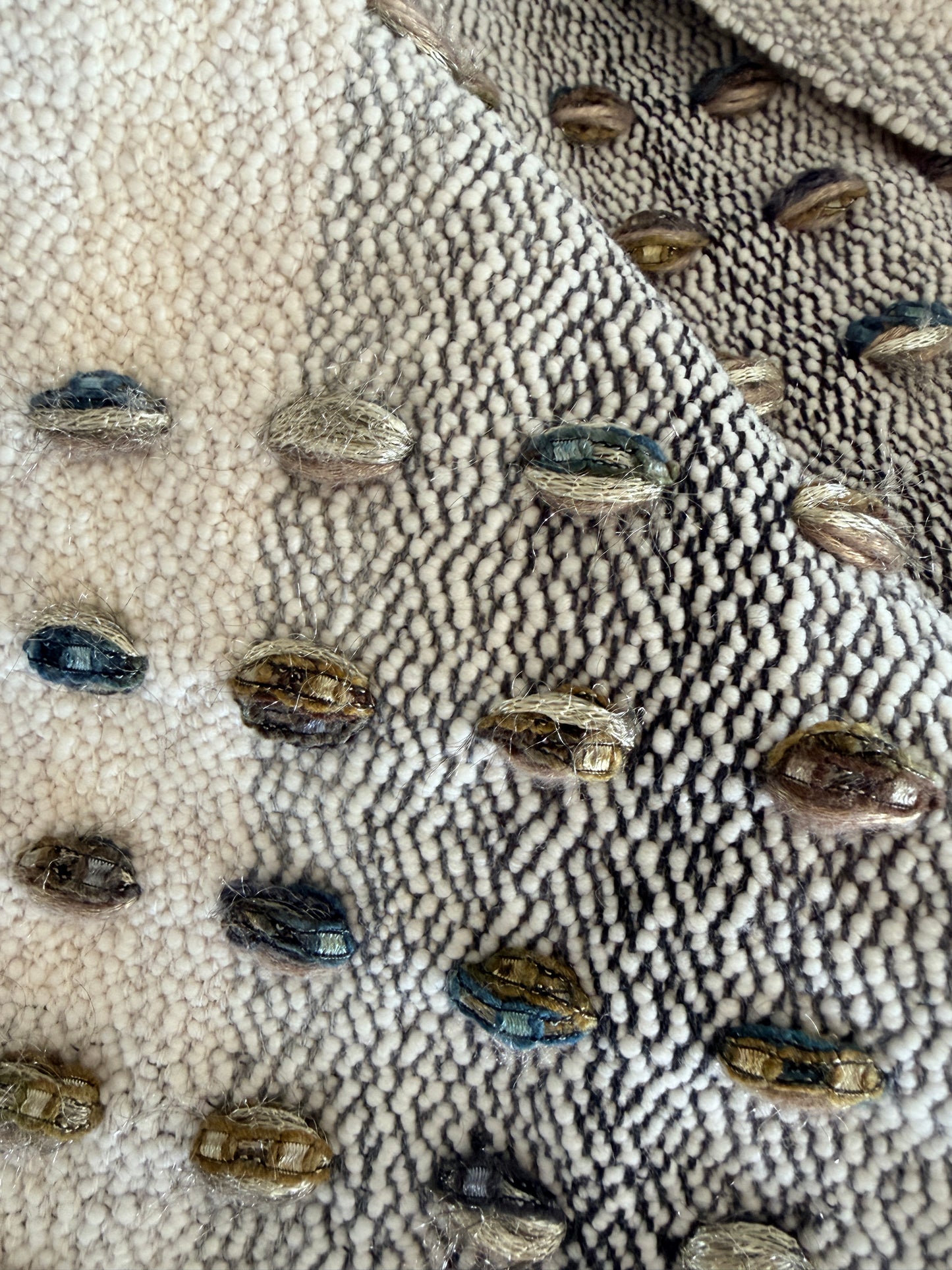 'METALLIC GEMS' HIDDEN FALLS THROW BLANKET BY MARK GRIGALUNAS