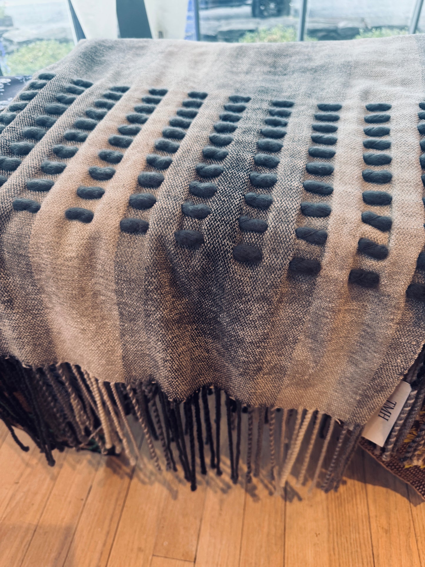 'SMOKEY MOUNTAIN' HIDDEN FALLS BLANKET BY MARK GRIGALUNAS.