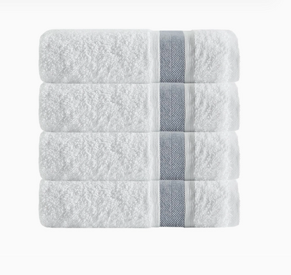 TURISH LONG STAPLE BATH TOWELS, SET OF 2