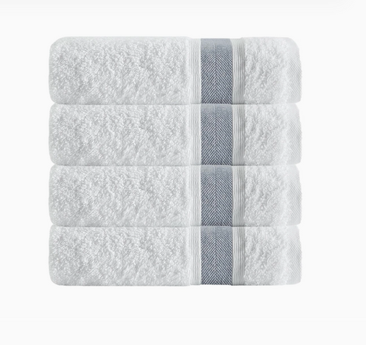 TURISH LONG STAPLE BATH TOWELS, SET OF 2