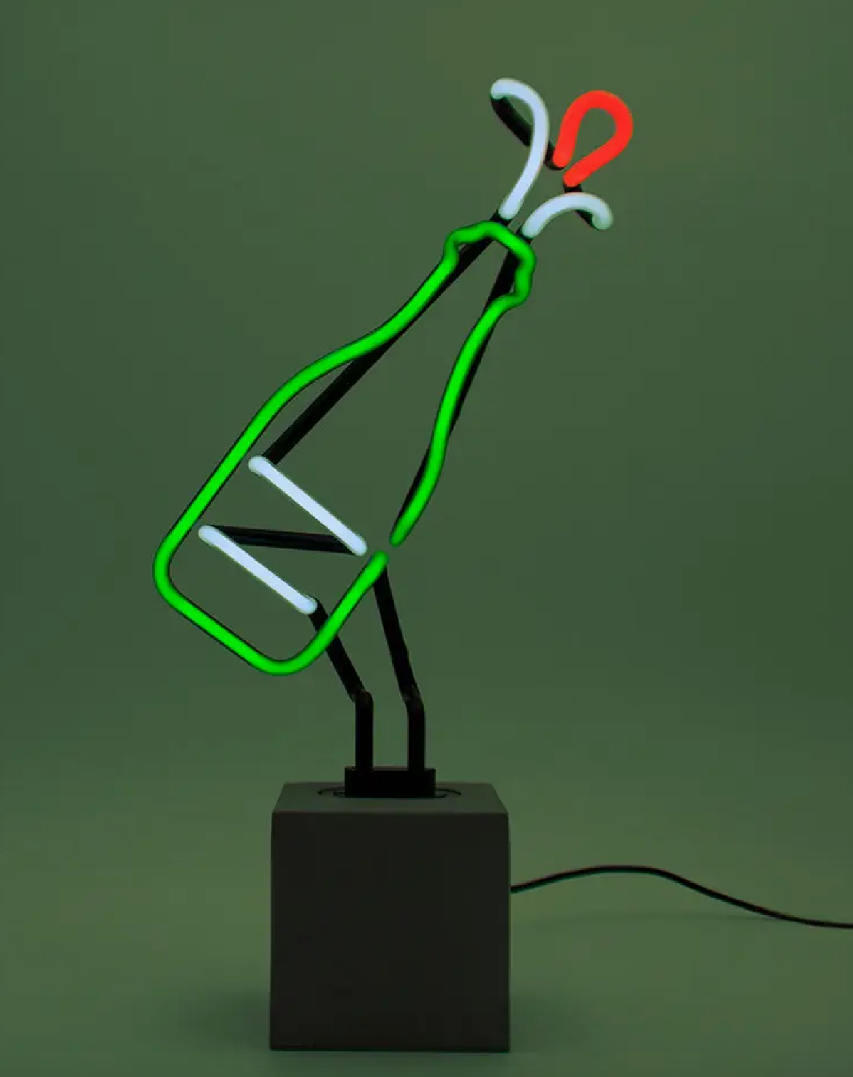 BOTTLE POP GREEN NEON
