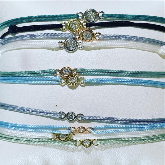 SHAH & SHAH 'BLING ON A STRING' BRACELTS
