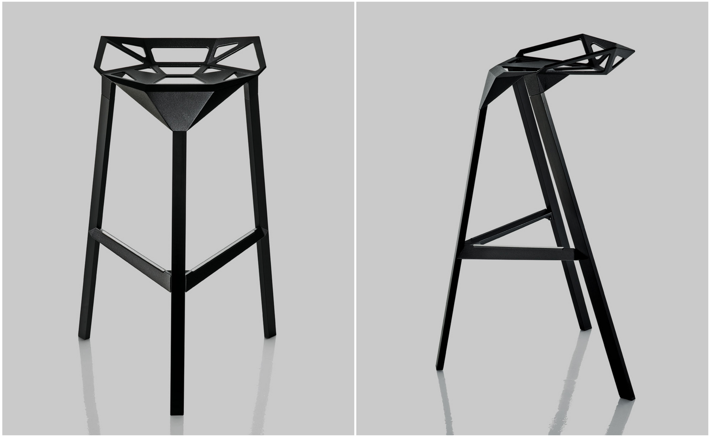 STOOL ONE BY KONSTANTIN GRCIC FOR HERMAN MILLER PAIR