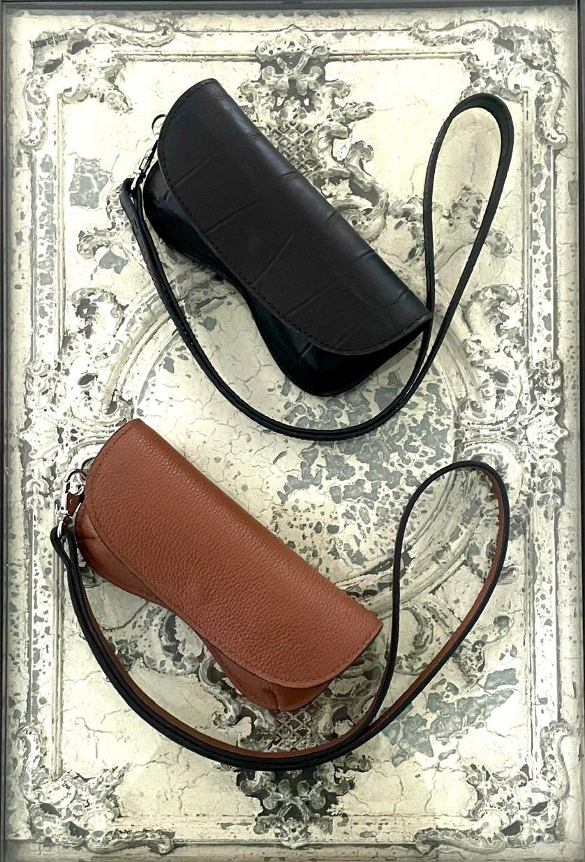 WALLACE LEATHER EYEGLASS CASE