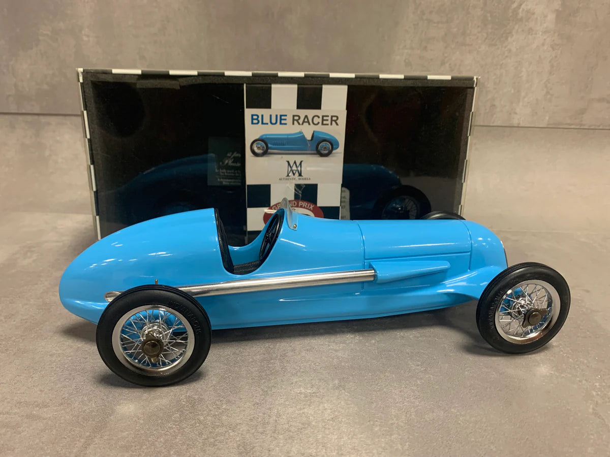 BLUE RACER REPLICA BUGATTI TYPE 51 MODEL CAR
